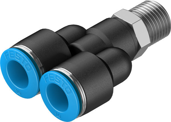 QSY-1/4-10 Push-in Y-fitting