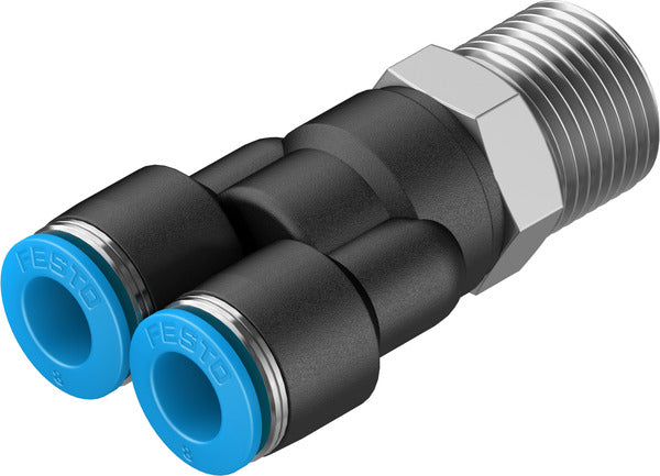QSY-3/8-8 Push-in Y-fitting
