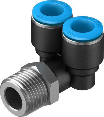 QSYL-1/2-1/2-U Push-in T-fitting