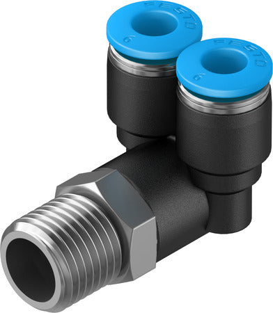 QSYL-1/4-6 Push-in Y-fitting