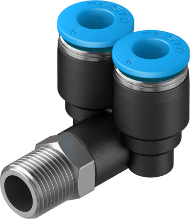 QSYL-1/8-6 Push-in Y-fitting