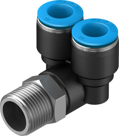 QSYL-3/8-10 Push-in Y-fitting