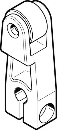 ASK-02 Swivel lever, short