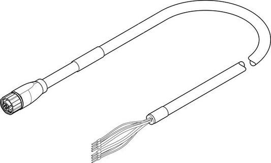 NEBM-M16G8-E-5-Q7-LE8-1 Motor cable