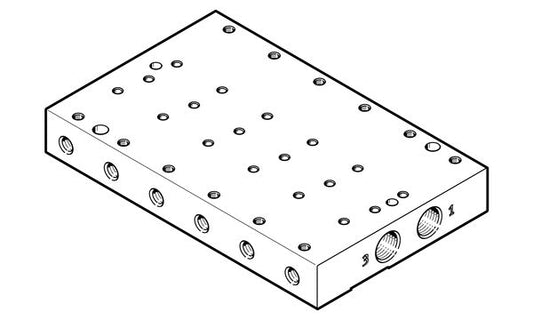 VABM-P7-18MB-G18-M5-6 Manifold rail