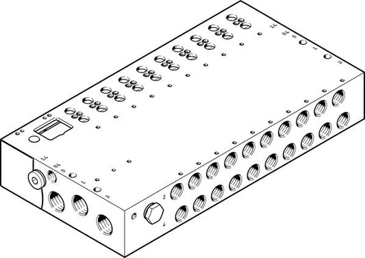 VABM-L1-18W-G38-24-G Manifold rail