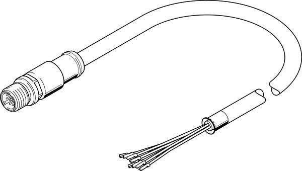 NEBS-SM12G12-E-0.5-N-LE12 Connecting cable