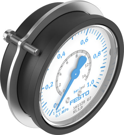 FMAP-63-1-1/4-EN Flanged precision pressure gauge