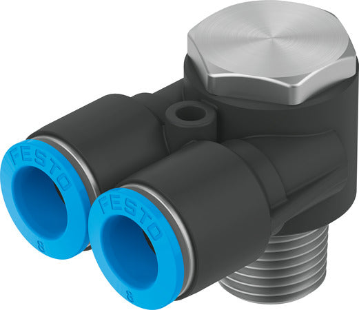 QSYLV-1/4-8 Push-in Y-fitting