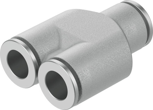 NPQH-Y-Q8-Q6-P10 Push-in Y-connector