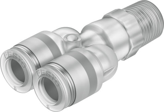 NPQP-Y-R14-Q8-FD-P10 Push-in Y-fitting