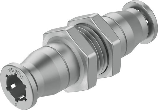 CRQSS-8 Push-in bulkhead connector
