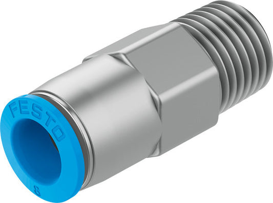 QSK-1/4-8 Push-in fitting, self-sealing