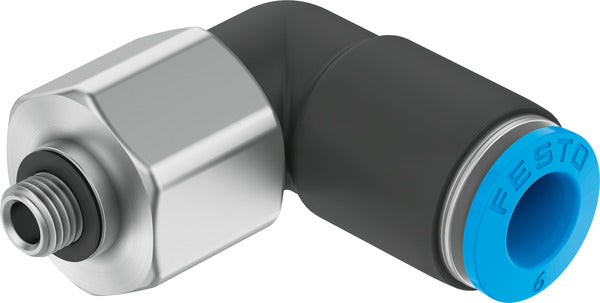 QSRL-M5-4 Push-in L-fitting, rotatable
