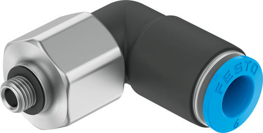 QSRL-M5-4 Push-in L-fitting, rotatable