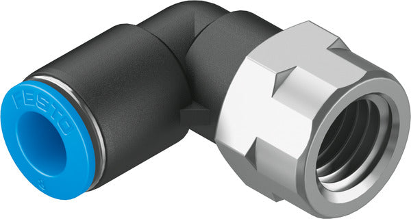 QSLF-1/8-8-B Push-in L-fitting