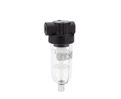 F07-200-A1TG, Miniature general purpose filter, G1/4, Automatic drain, 5µm filter element