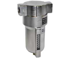 F22-402-A1DA, General purpose stainless steel filter, 1/2" PTF, Automatic drain, 5µm filter element