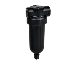 F39-200-M0MG, Miniature puraire oil removal filter, G1/4, Manual drain, 0.01µm filter element