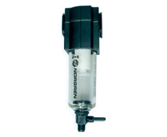 F72G-3GN-QT1, Excelon general purpose filter, G3/8, Manual drain, 5µm filter element