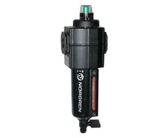 F73C-2GD-QD0, Excelon oil removal filter, G1/4, Manual drain, 0.01µm filter element