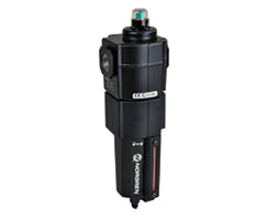 F74H-6AD-QD0, Excelon high flow oil removal filter, 3/4 PTF, manual drain, 0.01µm filter element