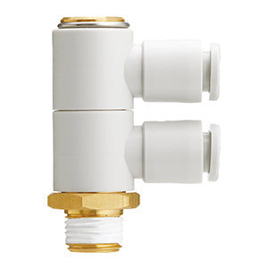 KQ2VD04-03AS, KQ2 - NEW, Double Universal Male Elbow - KQ2VD