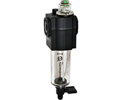 L72C-2AP-QTN, Excelon oil fog lubricator, 1/4" PTF, Plastic bowl with manual drain