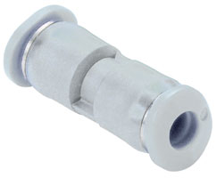 M20200100, Pneufit M Push-in fitting, Straight union, 1/8"