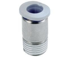 M242A0118, Pneufit M Push-in fitting, Adaptor, Straight, Internal hex, 1/8", 1/8" NPT