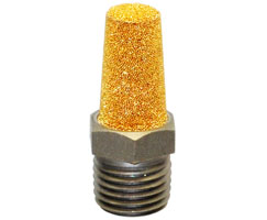 MS006A, Sintered bronze muffler, 3/4" NPT