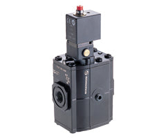 P72F-2GL-PFA, Excelon soft start dump valve, G1/4, 3-10 bar, CNOMO solenoid operated