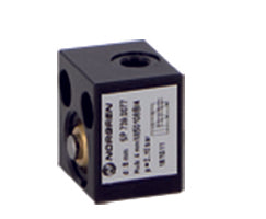 M/50108/4, Clamping single acting cylinder, 8mm diameter, 4mm stroke