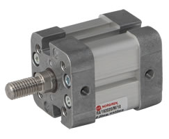 RA/192025/M/20, ISO compact double acting cylinder, 25mm diameter, 20mm stroke