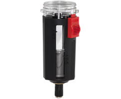 840025-51KIT, Excelon Plus Guarded material polycarbonate Bowl with Auto-Drain 6mm PIF