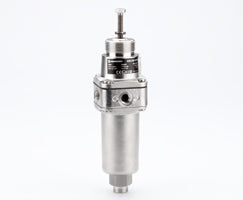 B38-442-A1LA, B38 Series stainless steel filter/regulator, 1/2 NPT, 5µm, 0.3-9 bar, automatic drain, without gauge
