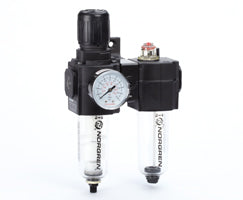 BL73-305G, Excelon combination unit (FRL), G3/8, automatic drain, 40µm filter element, without shut-off valve