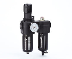 BL74-405G, Excelon combination unit (FRL), G1/2, automatic drain, 40µm filter element, without shut-off valve