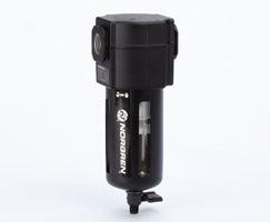 F74G-3GN-QP1, Excelon general purpose filter, G3/8, Manual drain, 5µm filter element