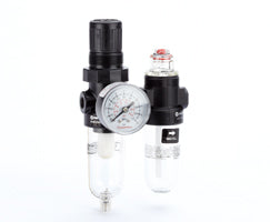 P1H-100-M3QG, P1H Series combination unit (FRL), G1/8, manual drain, 40µm filter element
