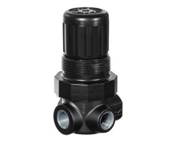 R07-100-NNKA, R07 Series general purpose pressure regulator, 1/8 PTF, 0.3-7 bar, without gauge