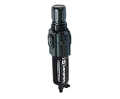 B72G-2AK-QW1-RMN, Excelon filter/regulator, 1/4 PTF, 5µm, 0.3-10 bar, manual drain, without gauge
