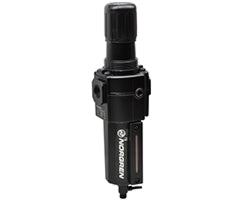 B74G-4AK-QD3-NFN, Excelon filter/regulator, 1/2 PTF, 0.3-4 bar, 40µm, manual drain, without gauge