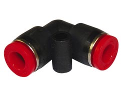 C00400800, Pneufit C Push-in fitting, Union elbow, 8mm