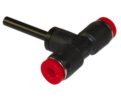 C00630400, Pneufit C Push-in fitting, Stem tee, 4mm