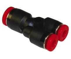 C00820400, Pneufit C Push-in fitting, Union Y, 4mm