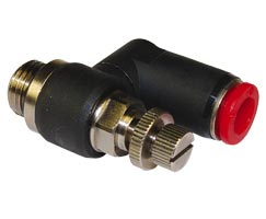 C0K560818, Pneufit C Push-in fitting, Swivel speed control, Out, 8mm, G1/8