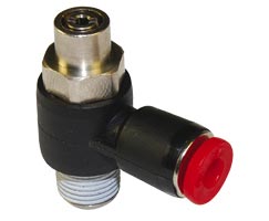 C0TB00848, Pneufit C Push-in fitting, Shrouded banjo, 8mm, R1/2