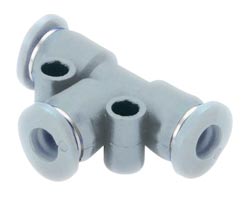 M00600600, Pneufit M Push-in fitting, Union tee, 6mm