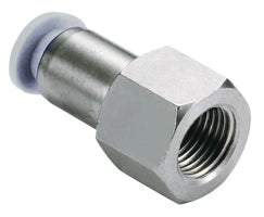 M02260305, Pneufit M Push-in fitting, Adaptor, Straight female, 3mm, M5